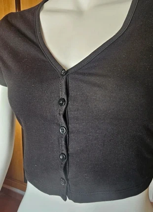 Crop top negro, talla S pequeña, marque: Shein, état: Très bon état, taille: S / 36 / 8, 6,00 €, 7,00 € Protection acheteurs incluse