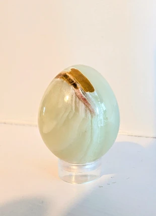 Beautiful Green Onyx Crystal Egg - Polished Healing Stone, brand: NO LABEL, condition: Very good, £3.50, £4.38 includes Buyer Protection