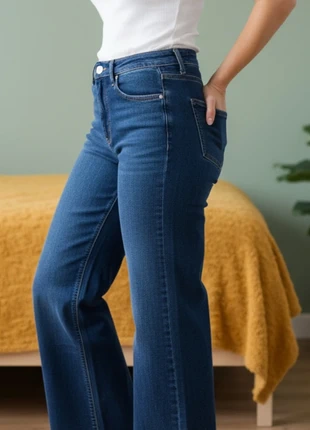 Jean large taille 36, marque: Pimkie, état: Très bon état, taille: S / 36 / 8, 15,00 €, 16,45 € Protection acheteurs incluse