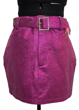 Magnifique jupe aesthetic style y2k années 2000 Jaded London rose paillettes ceinture assortie 💕, marke: Aesthetic, zustand: Neu, mit Etikett, größe: S / 36 / 8, 28,00 €, 30,10 € beinhaltet Vinted-Käuferschutz Pro