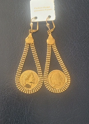 Boucles d'oreilles en plaqué or, marke: plaque or, zustand: Neu, 30,00 €, 32,20 € inklusive Vinted-Käuferschutz