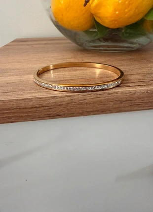 Bracelet en or avec strass brillant, marque: Femme Luxe, état: Très bon état, 6,99 €, 8,04 € Protection acheteurs incluse