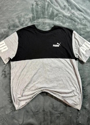 Puma Colorblock Tee Black/Gray Logo Sleeve Modern Streetwear - Size XL, marque: Puma, état: Très bon état, taille: XL, 8,00 €, 9,10 € Protection acheteurs incluse