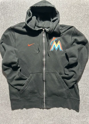 Nike x Miami Marlins Black Zip-Up Hoodie, brand: Nike, condition: Very good, size: L, €13.70, €15.09 includes Buyer Protection