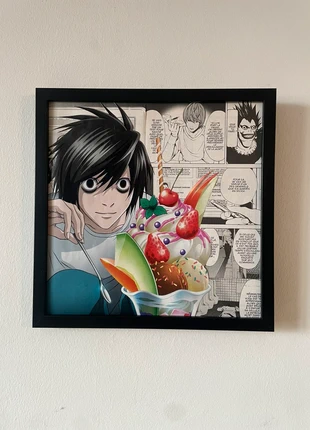 Cadre Death note, marca: Death Note, estado: Muy bueno, 8,00 €, 9,10 € Protección al comprador Pro incluida