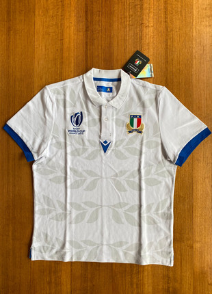 Maglia Italia Rugby Maillot, marque: Macron, état: Neuf avec étiquette, taille: S, 70,00 €, 74,20 € Protection acheteurs incluse