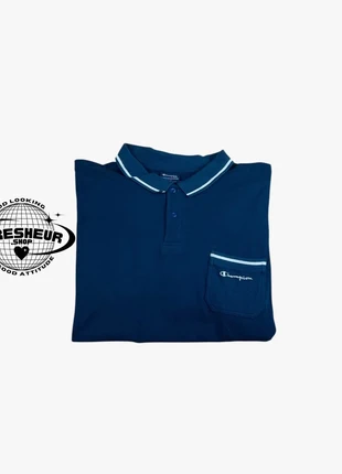 Polo Champion Brodé Uni Vintage Style Marine - L (C75), marke: Champion, zustand: Sehr gut, größe: L, 13,00 €, 14,35 € beinhaltet Vinted-Käuferschutz Pro