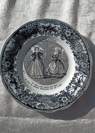 Assiette à dessert vintage, merk: Creil et montereau, staat: Heel goed, € 20,00, € 21,70 inclusief Kopersbescherming