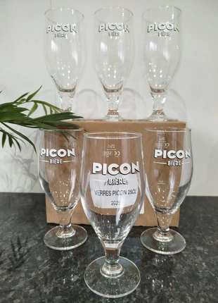 6 verres picon bière 25cl, marque: Picon, état: Neuf, 18,00 €, 19,60 € Protection acheteurs incluse