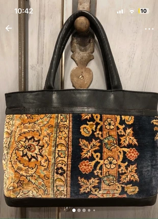 Borsa vintage old silk carpet, merk: Handmade, staat: Heel goed, € 28,00, € 30,10 inclusief Kopersbescherming