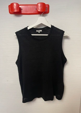 t-shirt débardeur transparent noir lin jaju seetrought black shirt tanktop, brand: Jaju, condition: New without tags, size: S / 36 / 8, €8.00, €9.10 includes Buyer Protection