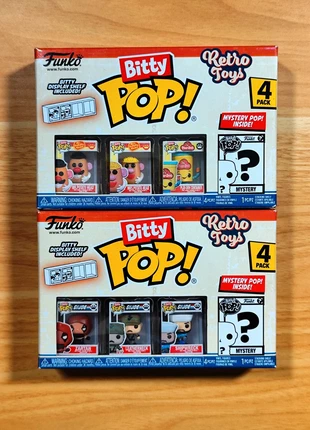 Lot De 2 Boîtes De Bitty Pop! Retro Toys - Patate, Play-Doh, G.I. Joe + 2 Mystery, brand: Funko Pop, condition: New with tags, size: One size, €22.00, €23.80 includes Buyer Protection