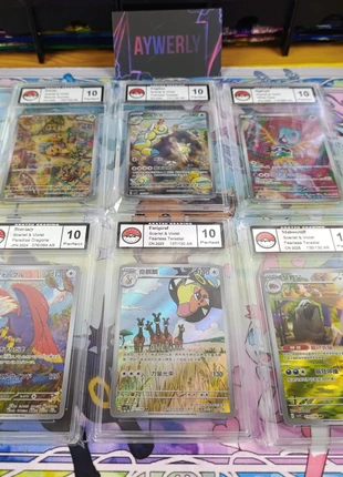 lots de cartes grader 10/10, marque: Pokémon, état: Neuf avec étiquette, 360,00 €, 378,70 € Protection acheteurs incluse