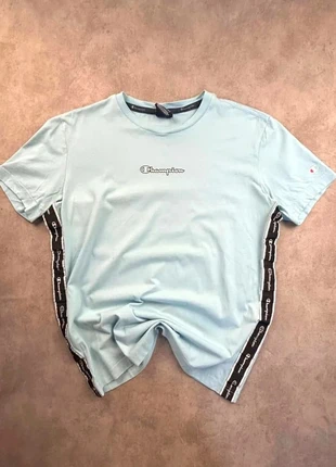 Tee shirt Champion | bleu clair | taille S, marke: Champion, zustand: Sehr gut, größe: S, 9,90 €, 11,10 € inklusive Vinted-Käuferschutz