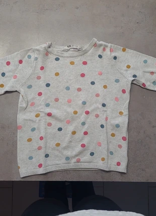 Pull à pois, marke: H&M, zustand: Gut, größe: 24–36 Monate / 92, 2,00 €, 2,80 € inklusive Vinted-Käuferschutz