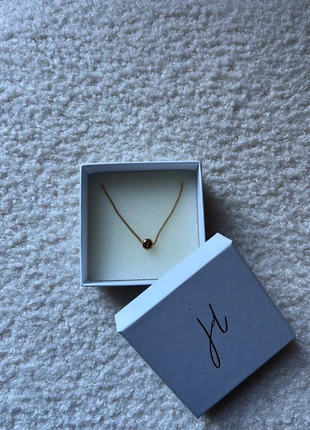 Collier gravure initiale i plaqué or, neuf, marque: Jolie Demoiselle, état: Neuf avec étiquette, 15,00 €, 16,45 € Protection acheteurs incluse