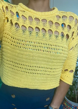 Joli pull en crochet vintage, marke: Vintage, zustand: Sehr gut, größe: M / 38 / 10, 9,00 €, 10,15 € inklusive Vinted-Käuferschutz