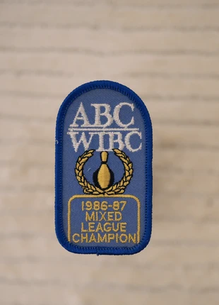 Patch 1986-1987 bowling - US Vintage, marque: Vintage Dressing, état: Neuf sans étiquette, 4,00 €, 4,90 € Protection acheteurs incluse