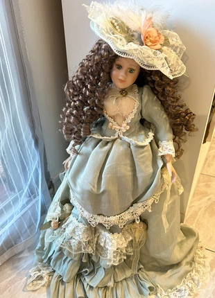 Poupée porcelaine 52cm, marque: Poupée, état: Très bon état, taille: 1-3 mois / 56 cm, 8,00 €, 9,10 € Protection acheteurs incluse