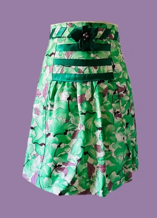 Gonna sartoriale, verde fiori, brand: Vintage, condizioni: Nuovo senza cartellino, taglia: XS / IT 38 / EU 34, €35.00, €37.45 include la Protezione acquisti