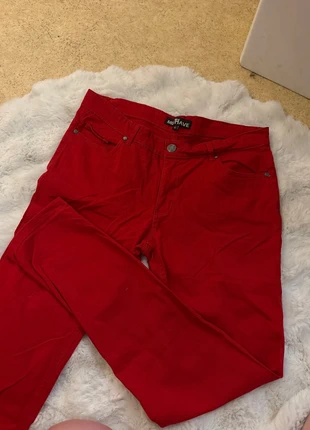 jeans rouge, marque: MustHave, état: Neuf sans étiquette, taille: L / 40 / 12, 1,40 €, 2,17 € Protection acheteurs incluse