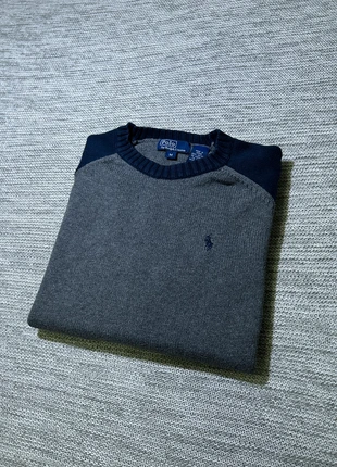 Pull / Sweat / Col rond Ralph Lauren couleur gris et bleu marine logo marine XS chic old money, marque: Ralph Lauren, état: Très bon état, taille: XS, 39,00 €, 41,65 € Protection acheteurs (Pro) incluse