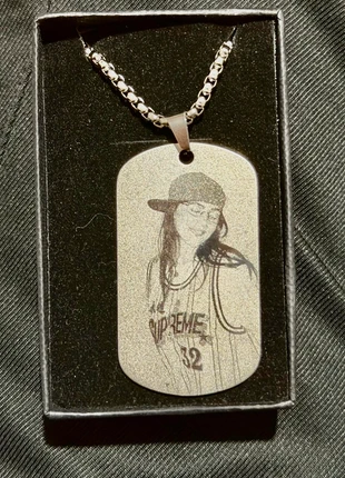 Billie eilish custom dogtag really good quality read dc, brand: Billie Eilish, condition: New with tags, £12.04, £13.34 includes Buyer Protection