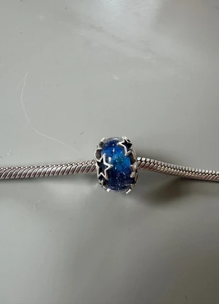Pandora Galaxy Blue & Star Murano Charm, brand: Pandora, condition: Very good, £30.00, £32.20 includes Buyer Protection
