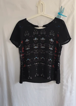 Haut été roots chic, marke: IKKS, zustand: Sehr gut, größe: S / 36 / 8, 3,00 €, 3,85 € beinhaltet Vinted-Käuferschutz Pro