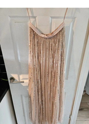 Needle & thread size 10 pink tulle sequin maxi skirt, brand: Needle and Thread, condition: Very good, size: M / 10, £36.00, £38.50 includes Buyer Protection