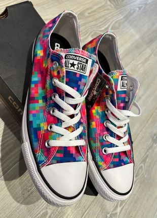 Brand new Converse All Star Low Ox Rainbow Pixel print canvas trainers size 7, brand: Converse, condition: New with tags, size: 7, £50.00, £53.20 includes Buyer Protection