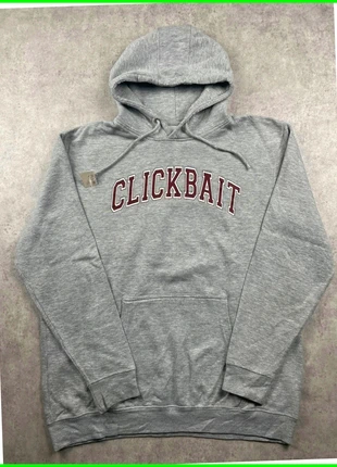 Hoodie US Clickbait Gris Hommes L, brand: US, condition: Very good, size: L, €7.90, €9.00 includes Buyer Protection Pro