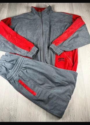 Ensemble survêtement vintage “Boston Only Sports” gris anthracite/rouge taille L, brand: Boston, condition: Very good, size: L, €12.00, €13.30 includes Buyer Protection