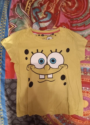 Spongebob tshirt, merk: SpongeBob SquarePants, staat: Veelgebruikt, maat: M, € 3,00, € 3,85 inclusief Kopersbescherming