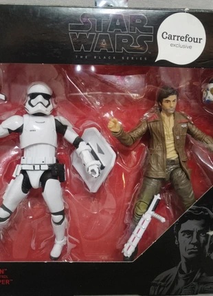2 Figurines Stormtrooper et Poe Dameron Star Wars The Black Edition, brand: Star Wars, condition: Good, size: One size, €40.00, €42.70 includes Buyer Protection