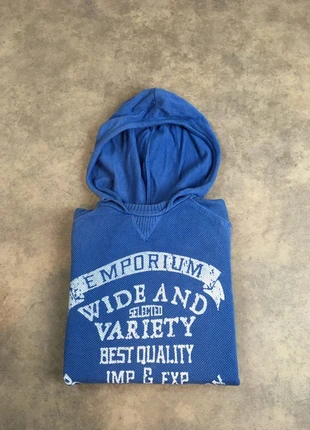 Sweat à capuche Benetton bleu enfant 10 ans confortable et stylé, brand: United Colors of Benetton, condition: Satisfactory, size: 10 years / 140 cm, €2.00, €2.80 includes Buyer Protection