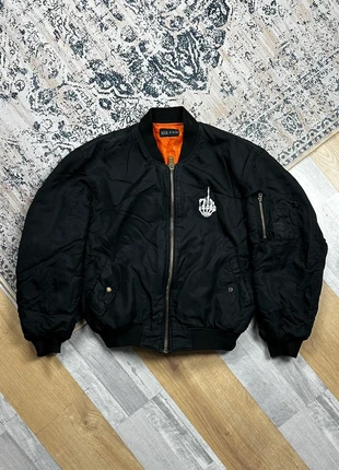 Vintage Military Mil Tec Punk Biker Army Ma 1 Bomber Jacket, brand: Mil-Tec, condizioni: Ottime, taglia: L, €65.00, €68.95 include la Protezione acquisti