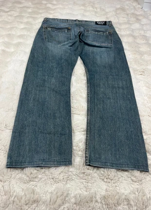 Vintage Jeans Y2K baggy gris bleu effet délavé rétro 90s 00s oversize – Taille 46, brand: Vintage Dressing, condizioni: Ottime, taglia: IT 46 | W36, €30.00, €32.20 include la Protezione acquisti