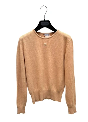 Courreges Vintage Apricot Wool Sweater Size M, marke: Courrèges, zustand: Sehr gut, größe: M / 38 / 10, 140,00 €, 147,70 € beinhaltet Vinted-Käuferschutz Pro