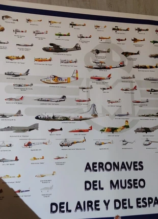Poster aeronaves del museo del aire y del espacio 57 x 97, condizioni: Ottime, €5.00, €5.95 include la Protezione acquisti
