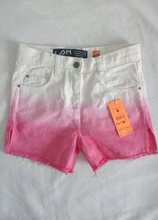 💖 Shorts denim niña degradado, marca: Losan, estado: Novo com etiquetas, tamanho: 12 anos / 152 cm, €10.00, €11.20 inclui Proteção do Comprador