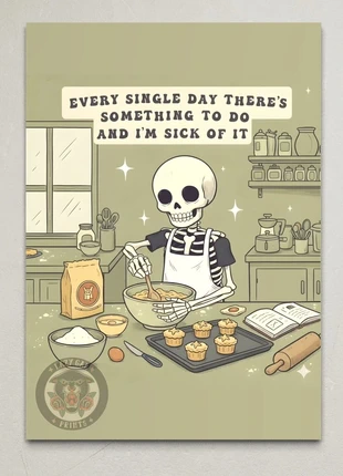 A4 Print Funny Quote Poster, brand: lazy gal prints, condition: New with tags, £10.00, £11.20 includes Buyer Protection Pro