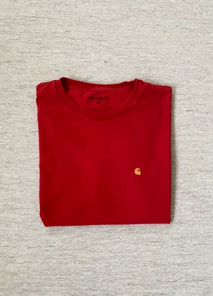 Tee shirt Carhartt rouge taille M, marke: Carhartt, zustand: Sehr gut, größe: M, 15,00 €, 16,45 € inklusive Vinted-Käuferschutz