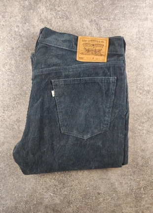 Levi’s 565 Corduroy velours côtelé bleu pétrole/gris W36 L30, marque: Levi's, état: Très bon état, taille: W36 | FR 46, 29,00 €, 31,15 € Protection acheteurs incluse