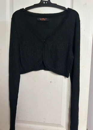 Petit boléro noir pailleté, marca: Cache Cache, estado: Muito bom, tamanho: S / 36 / 8, €2.00, €2.80 inclui Proteção do Comprador