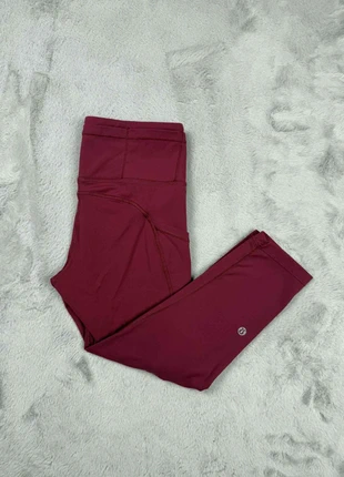 Legging Lululemon Fast and Free Crop 19” Bordeaux Taille 4 Poches Latérales & Dos - Gainant & Léger, brand: Lululemon, condizioni: Ottime, taglia: XS / IT 38 / EU 34, €45.00, €47.95 include la Protezione acquisti