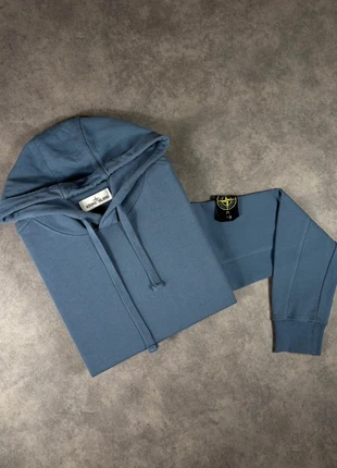 Pull à Capuche Stone Island |Organic Fleece |Sweat-shirt ras-du-cou coupe regular Bleu Taille XXL, marke: Stone Island, zustand: Sehr gut, größe: XXL, 138,90 €, 146,55 € inklusive Vinted-Käuferschutz