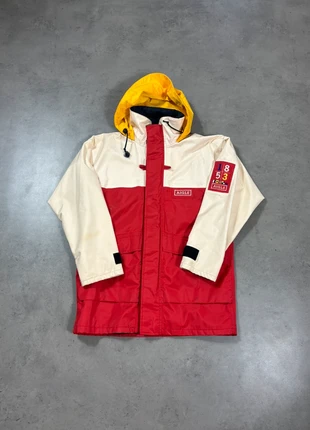 Manteau Vintage Aigle Color Block Rouge & Crème - Taille S Women - XS Men - Bon État, marque: Aigle, état: Bon état, taille: 14 ans / 164 cm, 3,00 €, 3,85 € Protection acheteurs incluse