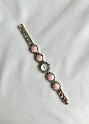 Beautiful silver Wristwatch with Pink Gemstones, brand: timeless treasures, condition: New without tags, size: One size, £34.99, £37.44 includes Buyer Protection