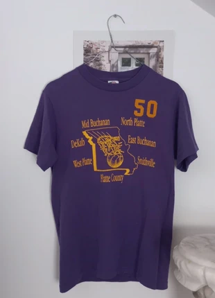 T-shirt violet, brand: Fruit of the Loom, condition: Very good, size: S, €2.00, €2.80 includes Buyer Protection